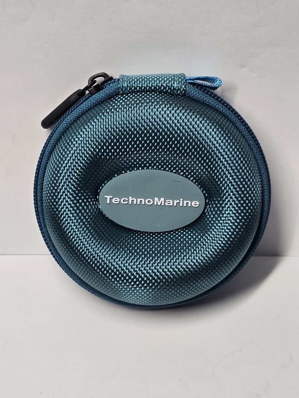 TechnoMarine Single Watch Travel Case w/ Zipper, Blue (TM-PM-247)